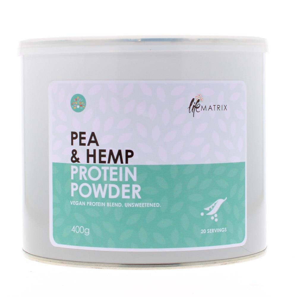 Pea & Hemp Protein Powder 400g - Wildsprout