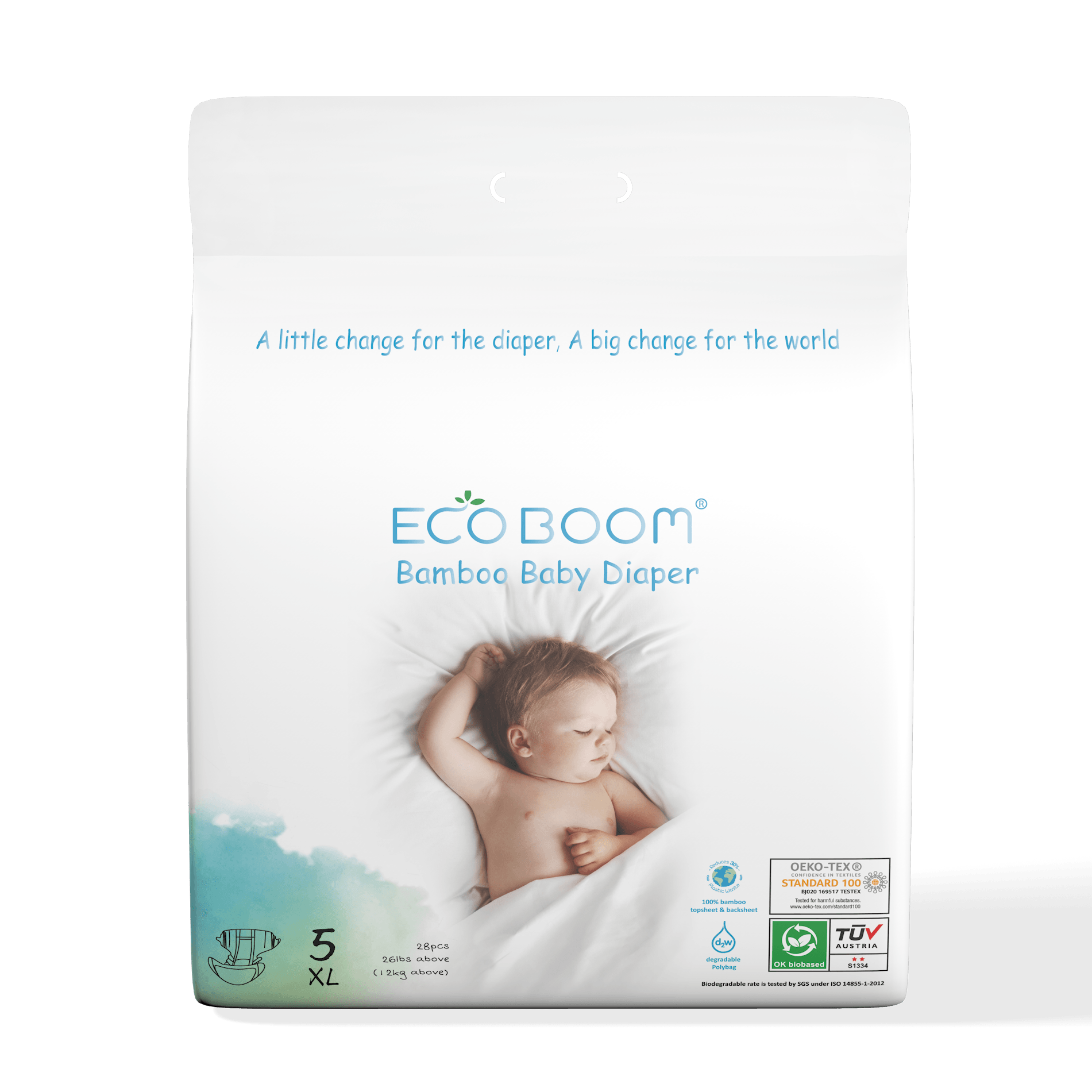 Bamboo Baby Diaper Extra Large (28) - Wildsprout