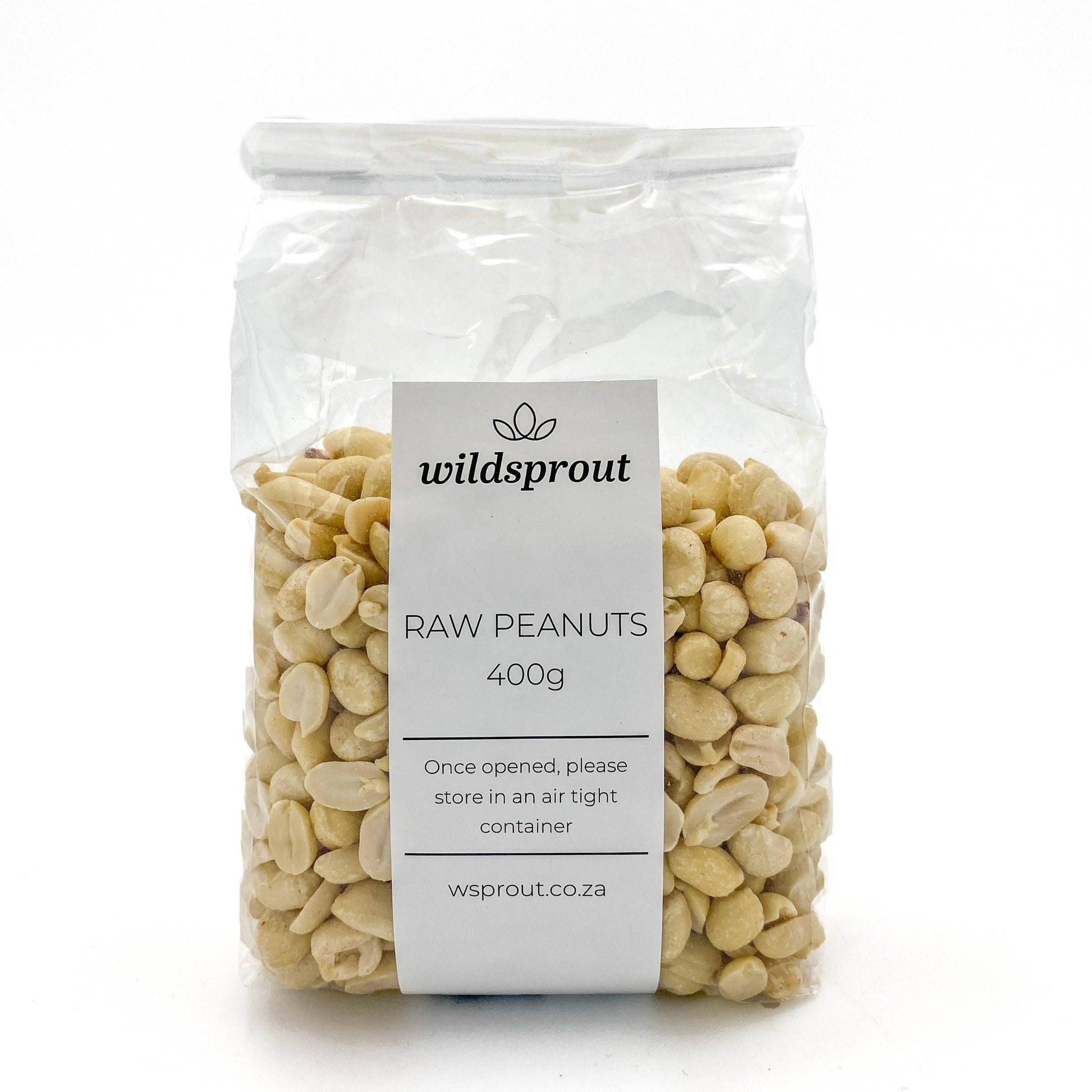 Raw Peanuts 400g - Wildsprout