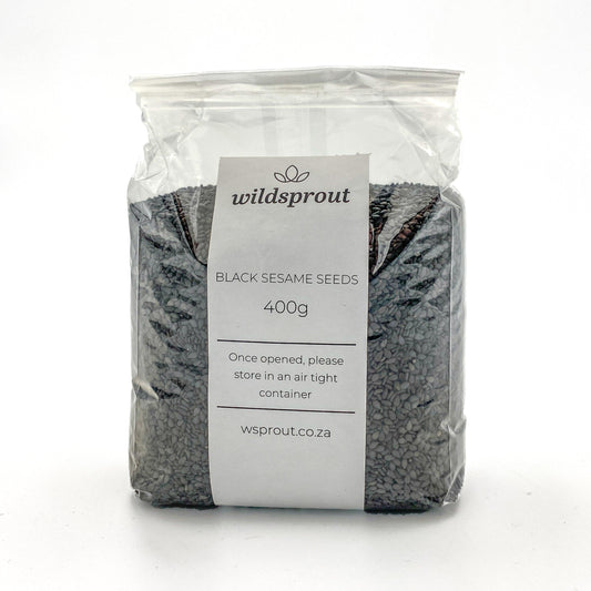 Black Sesame Seeds 400g - Wildsprout