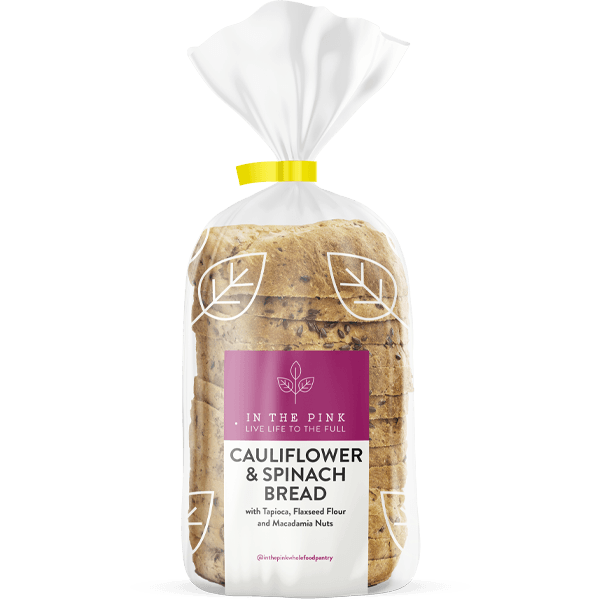 Cauliflower & Spinach Bread - Wildsprout