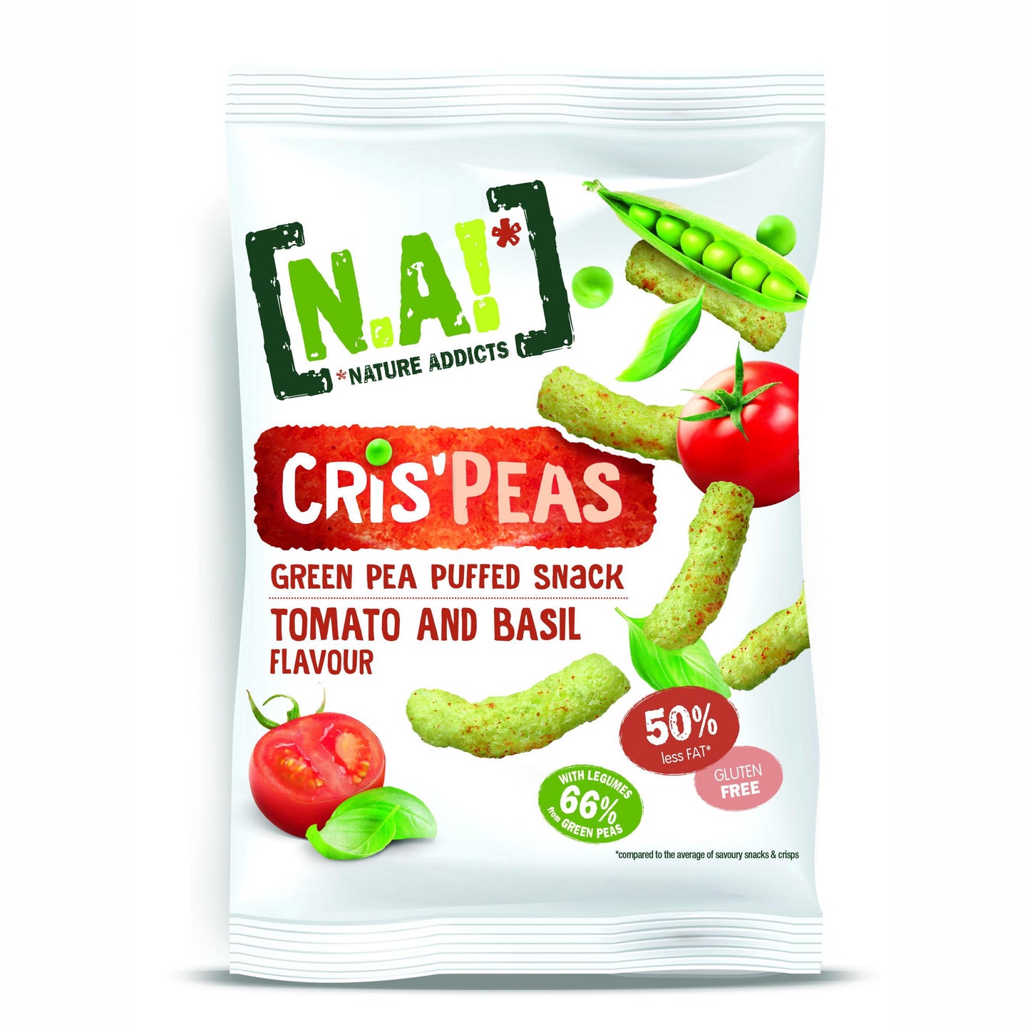 Cris'Peas - Tomato & Basil 50g