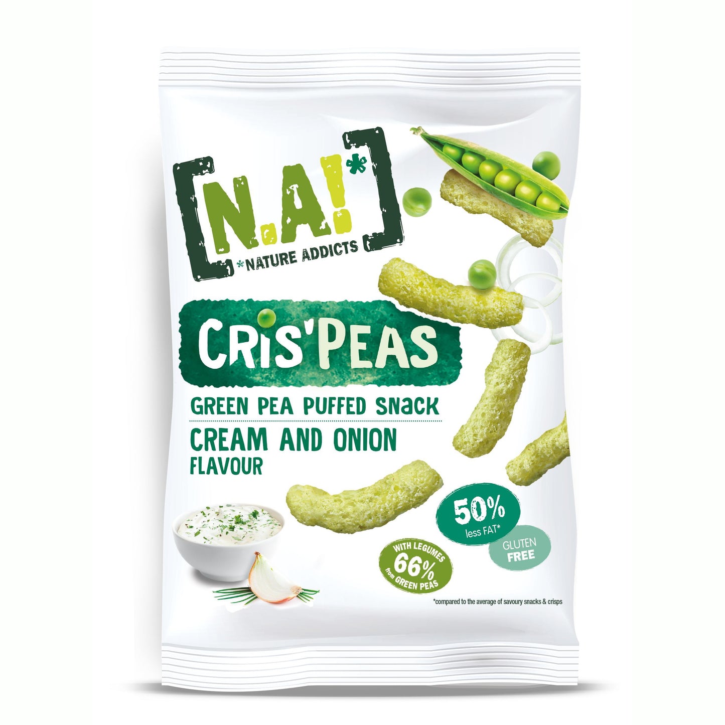Cris'Peas - Cream & Onion 50g