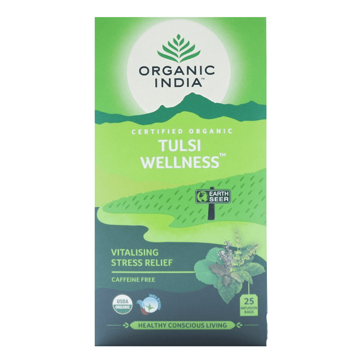 Tulsi Organic Wellness Tea (25 Bags) - Wildsprout