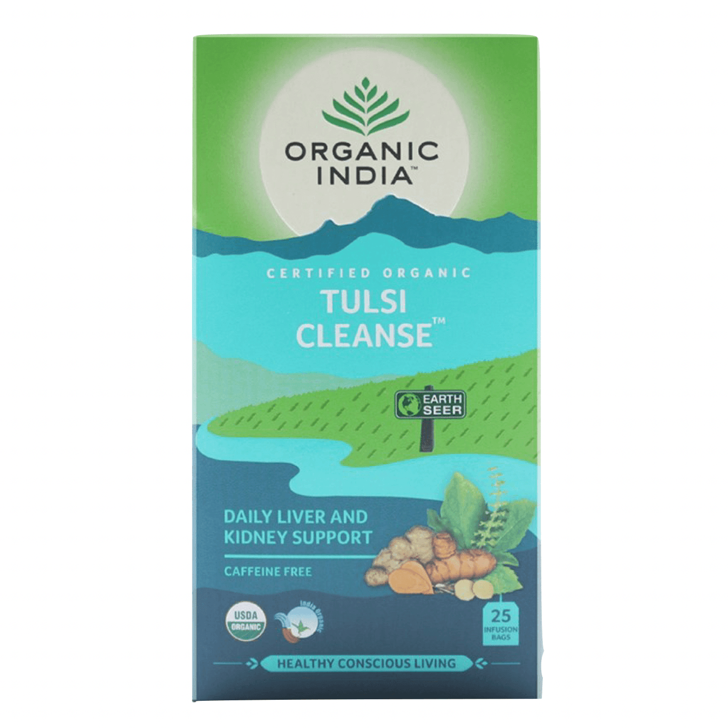 Tulsi Organic Cleanse Tea 25 Bags - Wildsprout