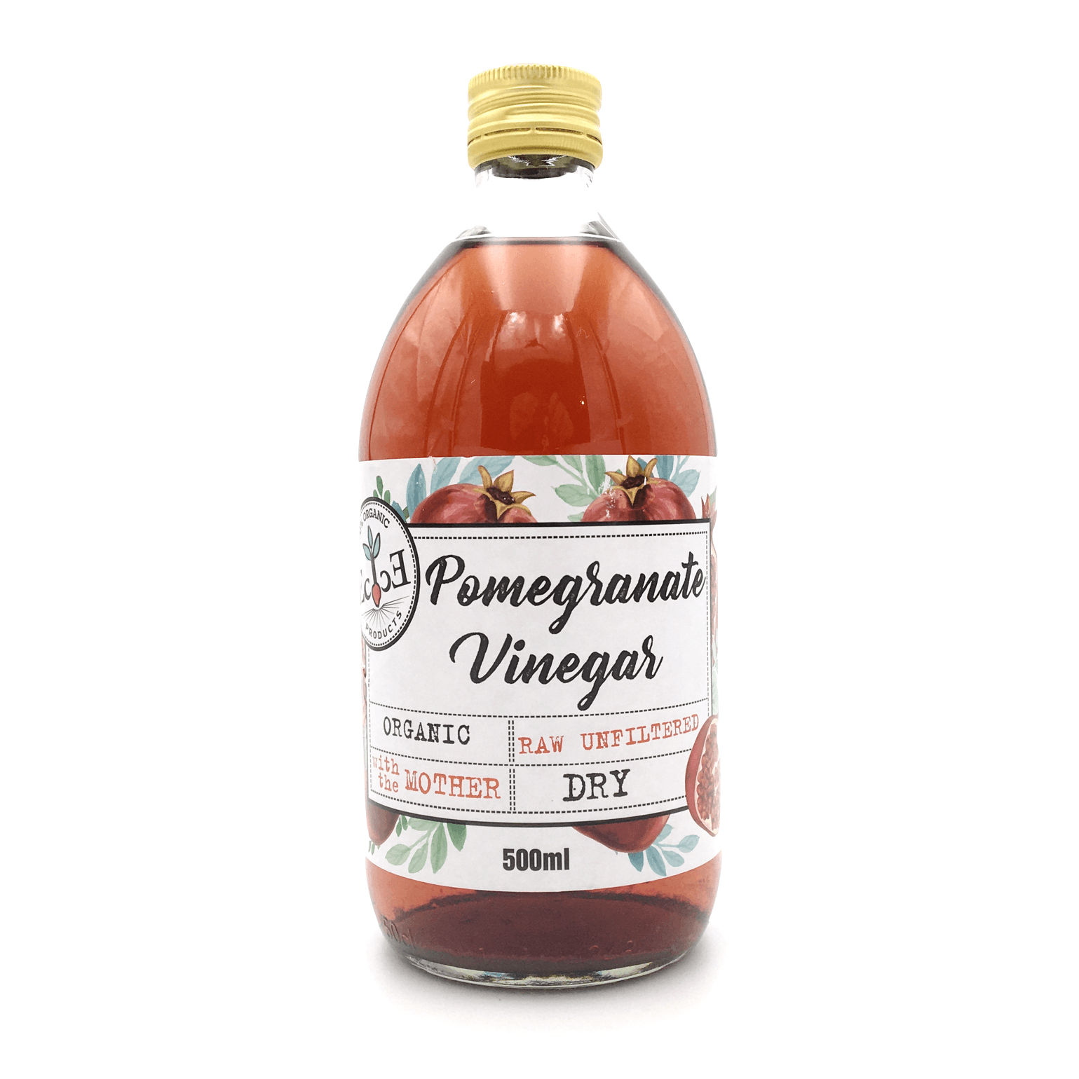 Pomegranate Cider Vinegar 500ml - Wildsprout