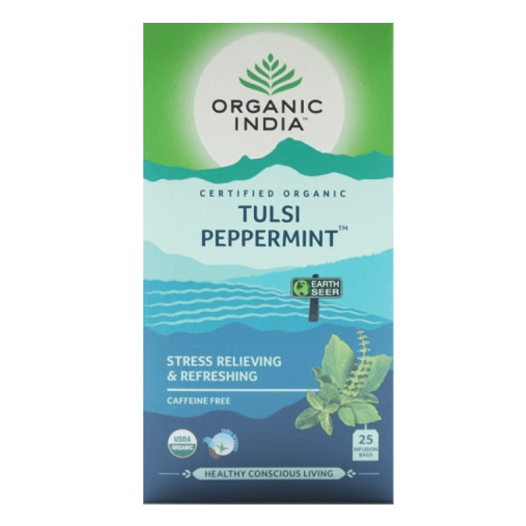 Tulsi Organic Peppermint Tea 25 bags - Wildsprout
