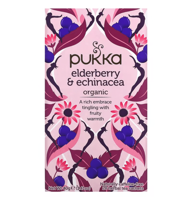 Organic Elderberry & Echinacea Tea - Wildsprout
