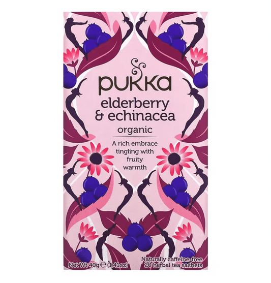 Organic Elderberry & Echinacea Tea - Wildsprout