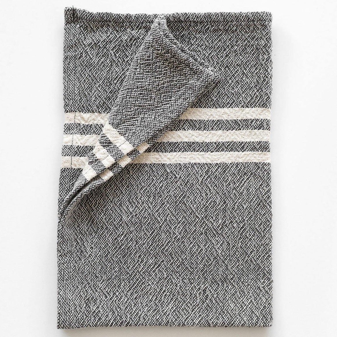 Small Contemporary Towel - Charcoal - Wildsprout
