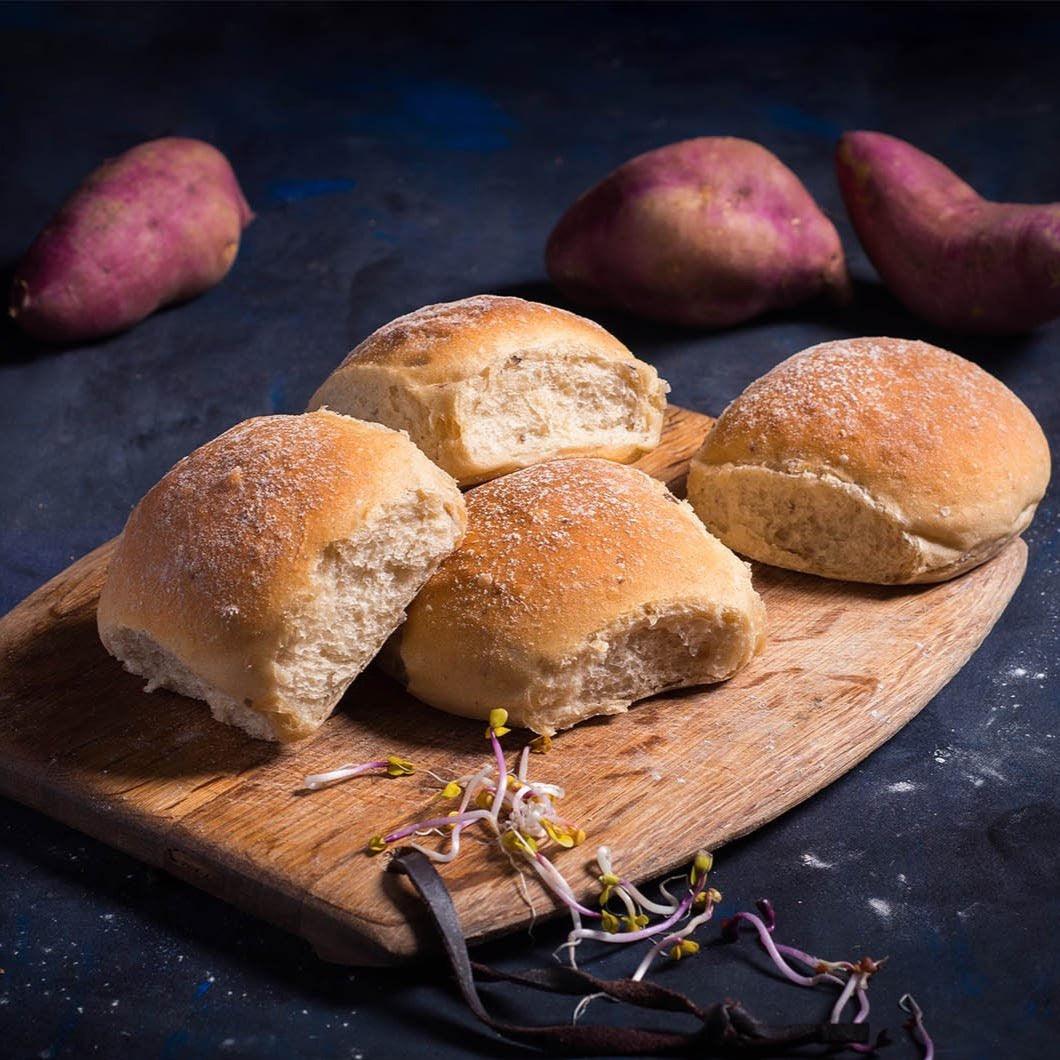 Sweet Potato Buns 4 Pack - Wildsprout