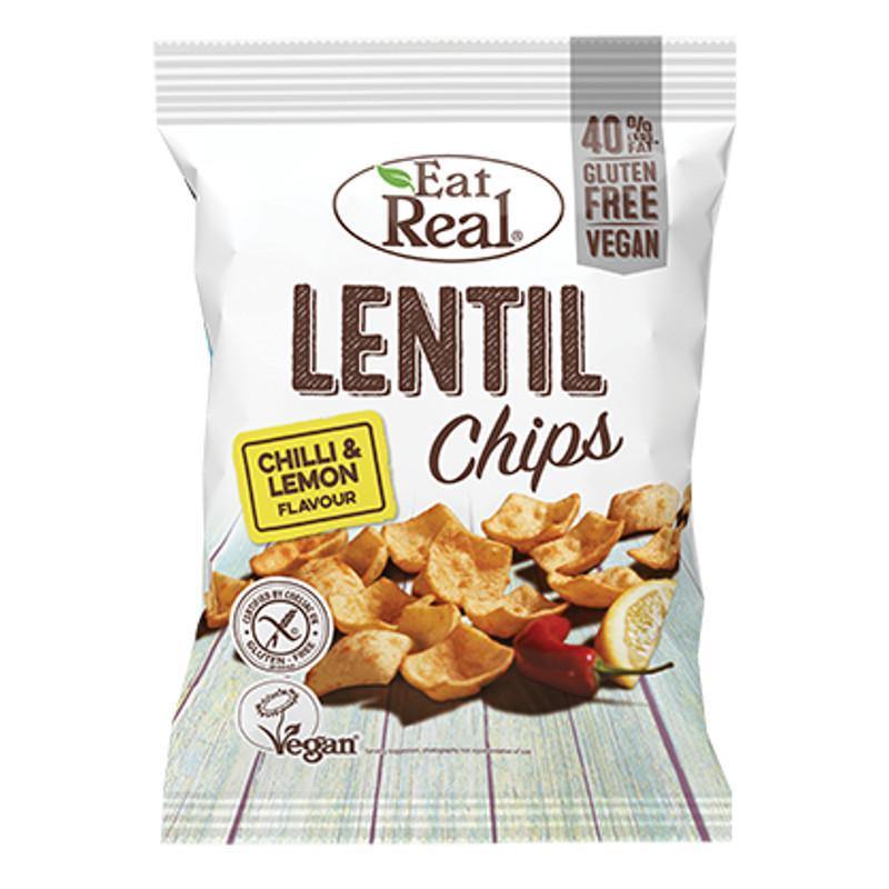 Lentil Chips Chilli & Lemon 40g