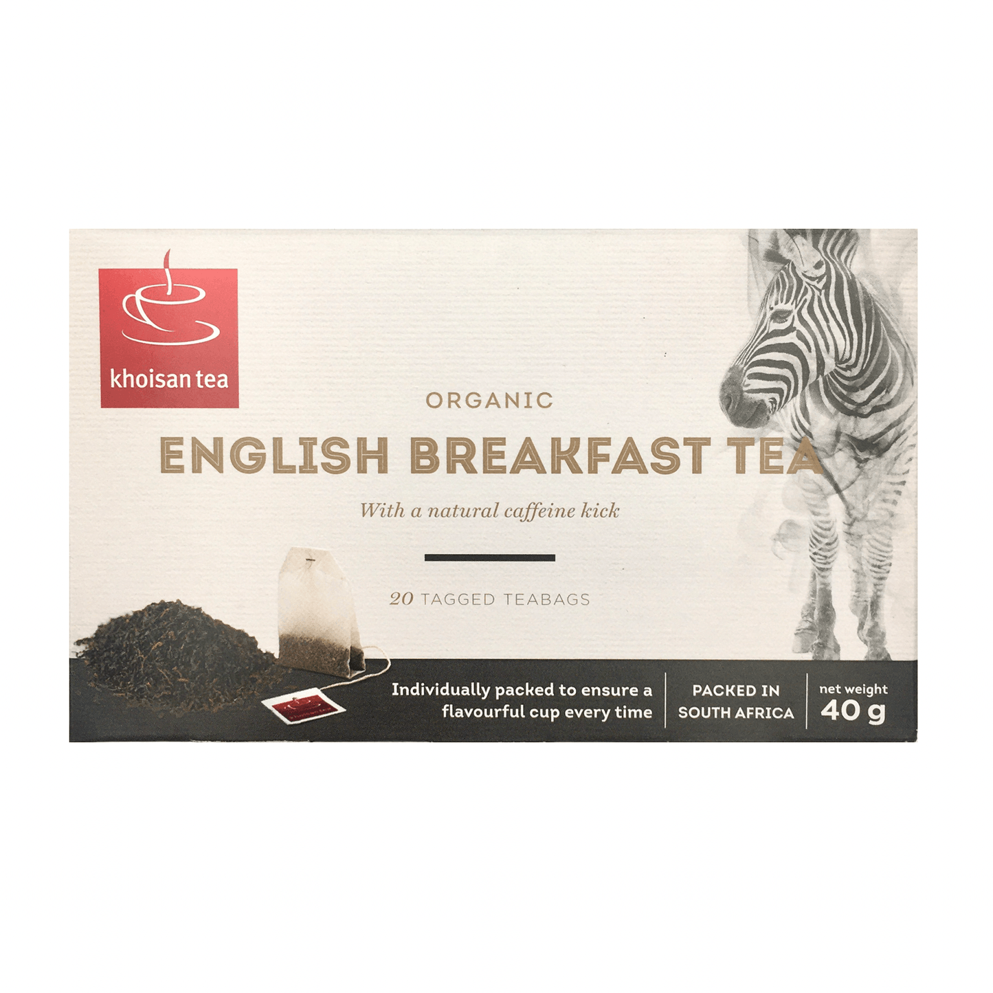 Organic Tea English Breakfast 40g 20 bags - Wildsprout
