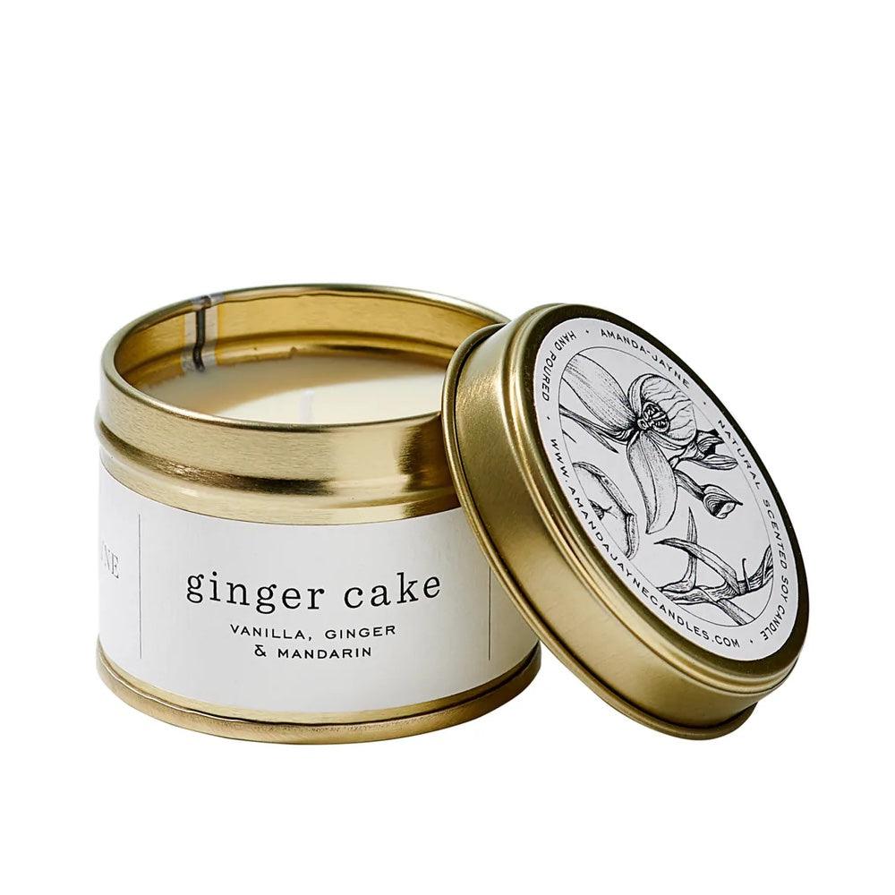 Ginger Cake Candle - Gold Tin - Wildsprout