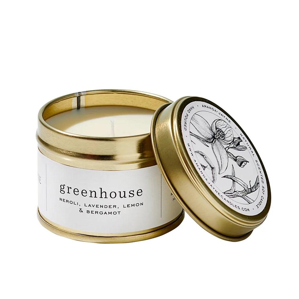 Greenhouse Candle - Gold Tin - Wildsprout
