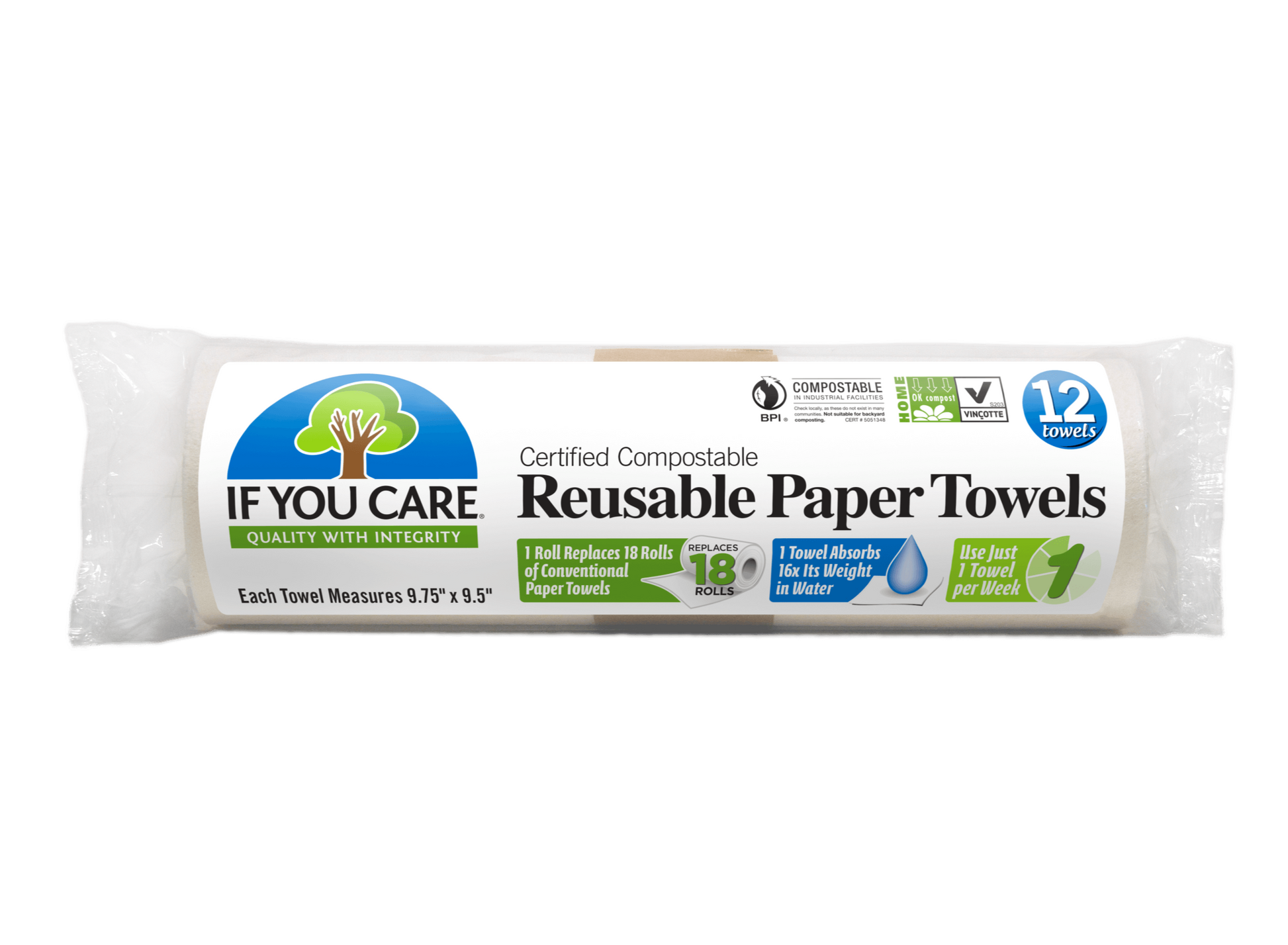 Reusable Paper Towels (12 Pack)