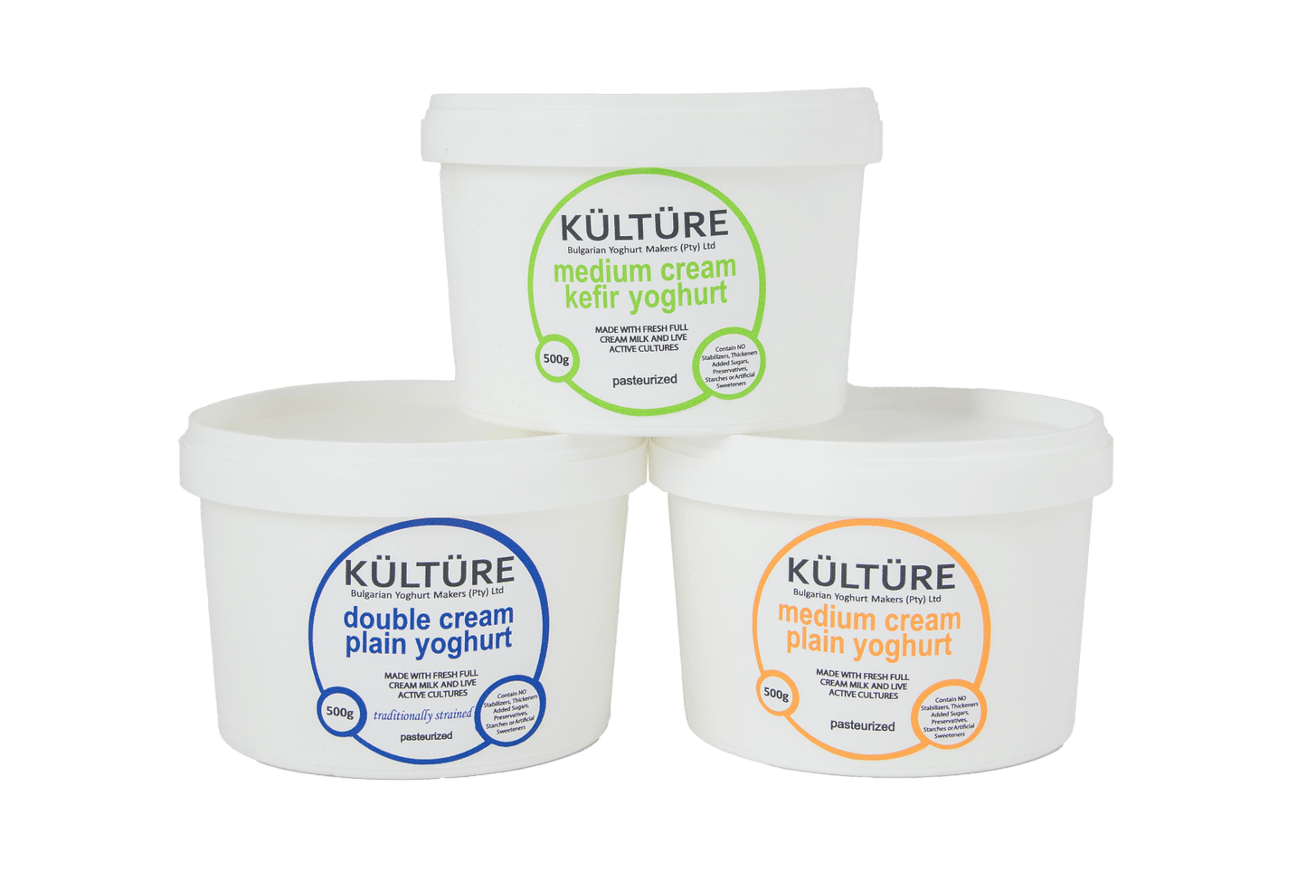 Double Cream Plain Yoghurt 500g - Wildsprout