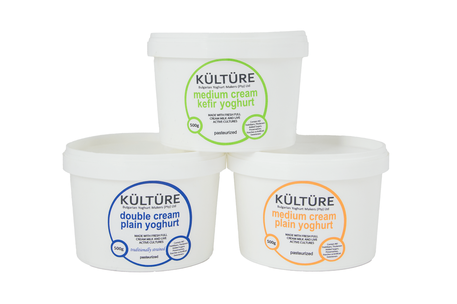 Medium Cream Plain Yoghurt 500g - Wildsprout