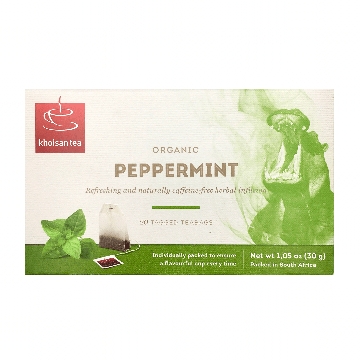 Organic Peppermint Tea 40g 20 Bags - Wildsprout