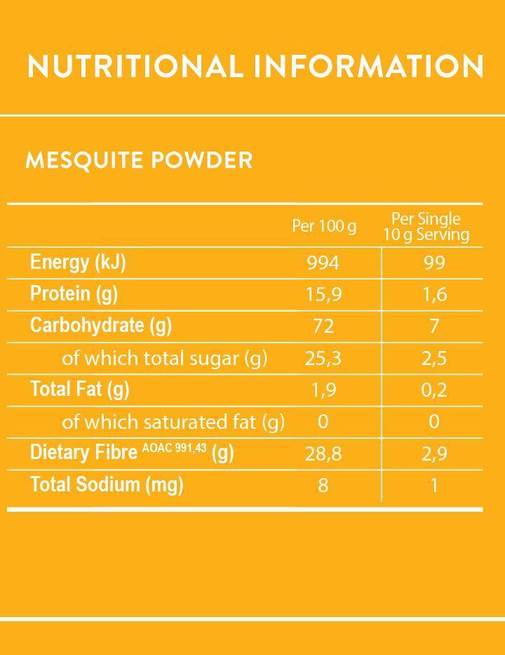 Organic Mesquite Powder 200g - Wildsprout