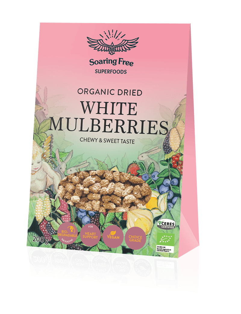 Organic White Mulberries 200g